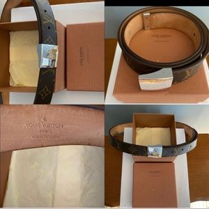 Louis Vuitton Monogram Canvas Square Belt - image 1